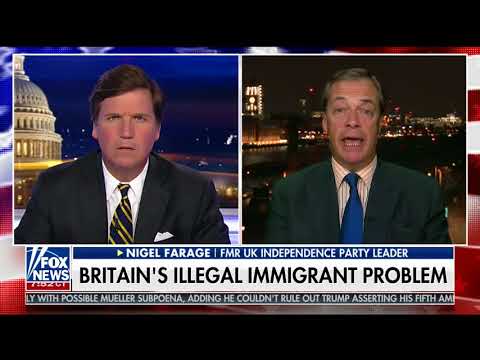 NIGEL FARAGE FULL ONE-ON-ONE INTERVIEW WITH TUCKER CARLSON (5/7/2018)