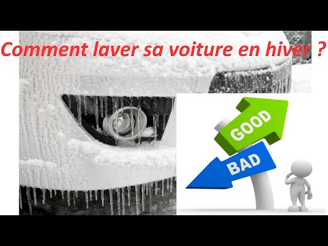 Laver sa voiture en hiver expliqué aux débutants