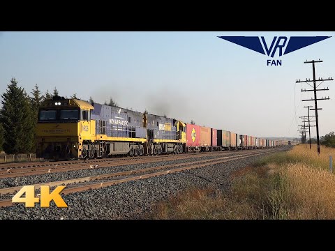 A Summer Evening at Beveridge: Australian Trains in 4K