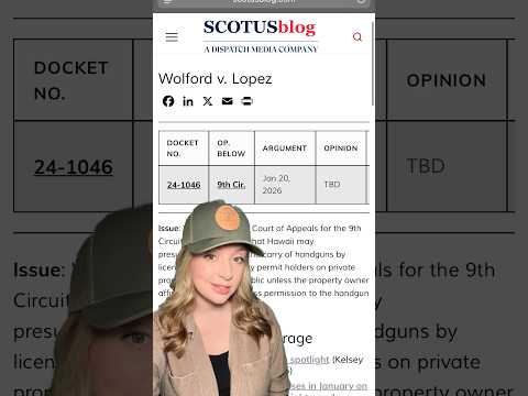 SCOTUS Update! Hawaii’s Vampire Rule Argument Date Set! #2ndamendment #shortsfeed #shortsvideo Thumbnail