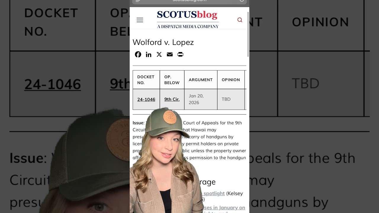 SCOTUS Update! Hawaii’s Vampire Rule Argument Date Set! #2ndamendment #shortsfeed #shortsvideo