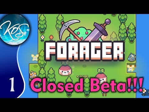 Forager Ep 1: CHANGES GALORE! Stardew Valley + Terraria + Zelda - Closed Beta! - Let's Play Gameplay