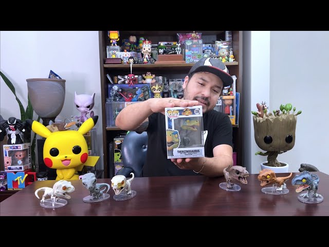 Vídeo relacionado con Funko Pop! Keychain: JW3 - Slasher Dino - Therizinosaurus - Jurassic World 3 - Minifigura de Vinilo Coleccionable Llavero Original - Relleno de Calcetines - Idea de Regalo- Mercancia Oficial