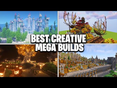More AMAZING Creative MEGA BUILDS in Minecraft (Best Mega Builds)