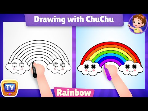 How to Draw a Rainbow - Drawing with ChuChu – ChuChu TV Drawing for Kids Easy Step by Step