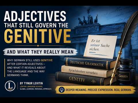 Adjectives That Still Govern the Genitive — and What They Really Mean | Video Lesson for English Speakers