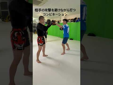 相手の攻撃を避けながら打つコンビネーション