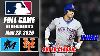 New York Mets Vs.Miami Marlins Full Game Highlights / MLB Season 2026