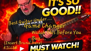 This Guitar Deserves All The Click Bait Titles. Schecter Sunset 6 Extreme