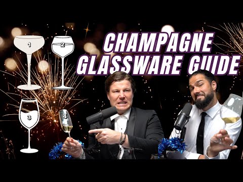 2024 glassware for Champagne REVEALED 🍾  "Never EVER drink from a flute"