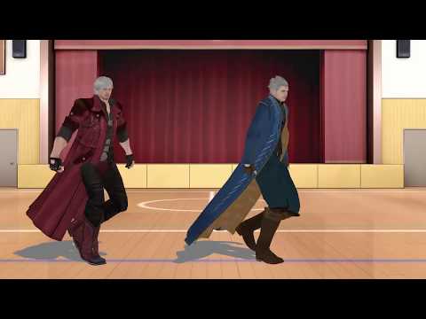【Devil May Cry 4 MMD】 Hibikase 【Dante & Vergil】