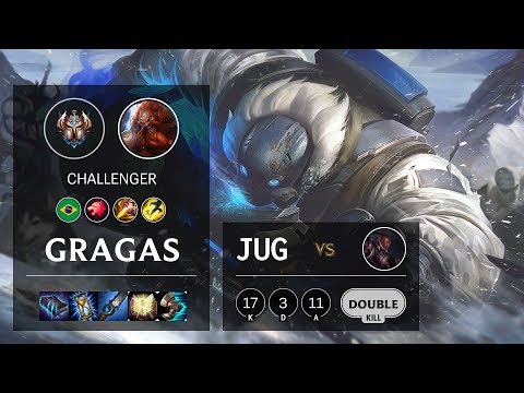 Gragas Jungle vs Lucian - BR Challenger Patch 10.3