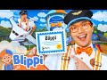 Blippi Builds A Plane And Becomes A Pilot ️