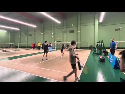 2024 VRC Remembrance Day Junior A - U17 XD final Brendan/Abigail vs Marcus/Jessica (1 of 4)