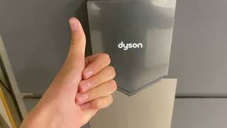 Dyson airblade V HU02s at Bristol airport departures 🚹