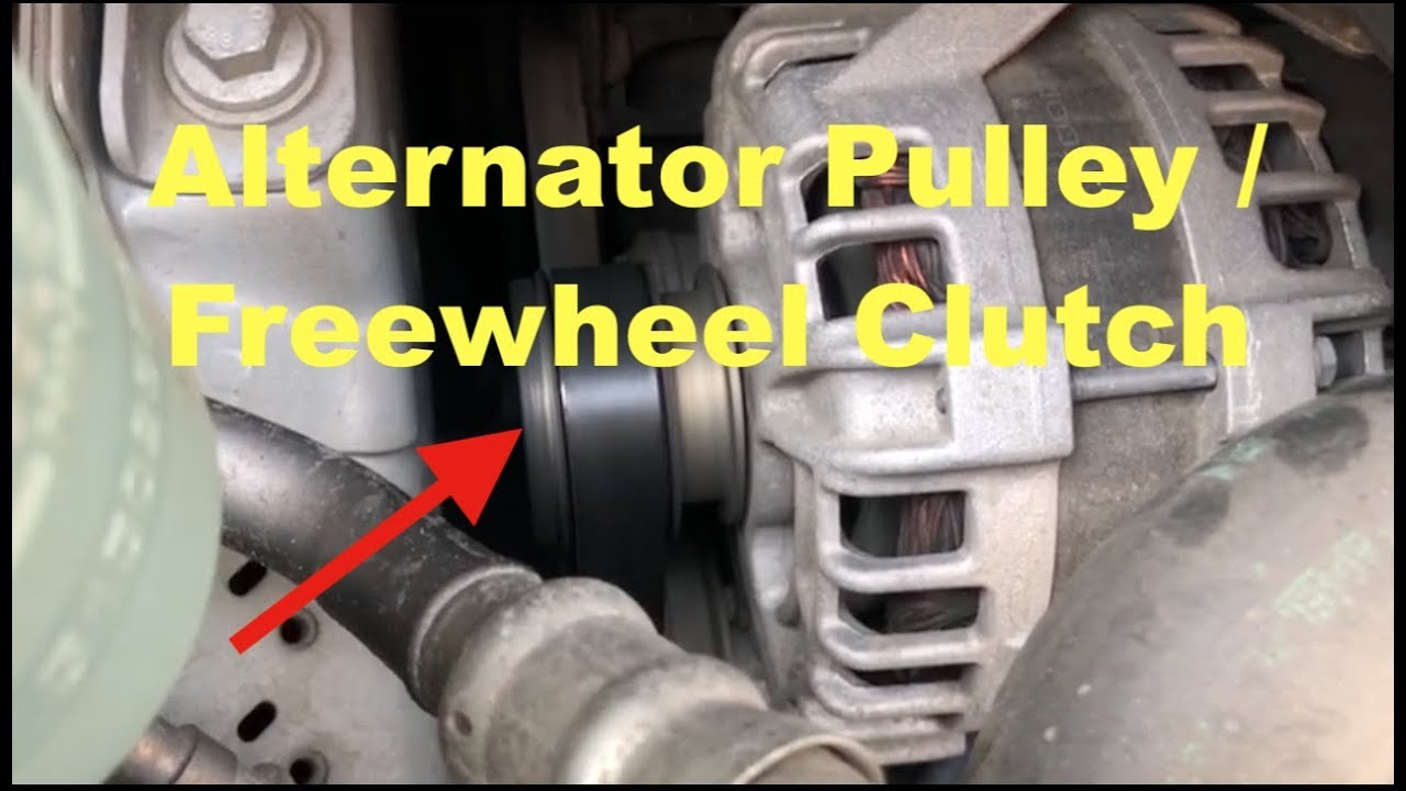 Alternator pulley / freewheel clutch on Volvo XC70 D4