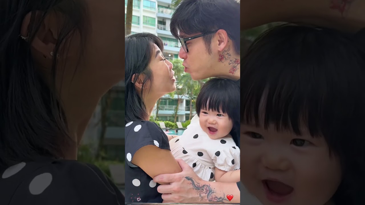 Kid reaction to parent kisses👨‍👩‍👧💋😂#ParentsKiss #KidReaction #DramaBaby #FunnyKids #parenttok