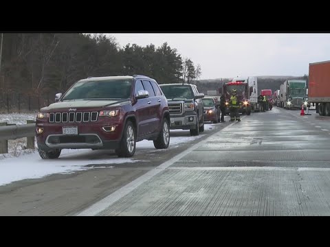 Several vehicles, semis collide on I-80 near I-76