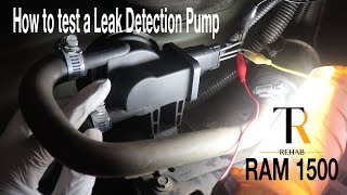 How to test and replace a leak detection pump (LDP) on a Ram 1500 p0456 p0440