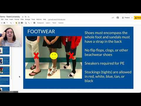 School Uniform Requirements at RMA