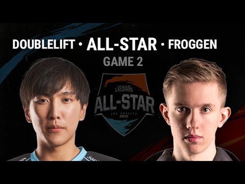 Doublelift Quinn vs Froggen Brand Game 2 | 1v1 Semi-Final All-Star 2015 Los Angeles Day 3