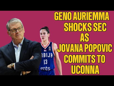 Geno Auriemma STRIKES BACK 😳 UConn Lands International PHENOM Jovana Popovic | Dynasty Reloaded