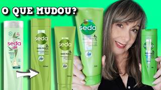 SEDA BABOSA E PREBIOTIC shampoo e condicionador nova versão da PREBIOTICO E BIOTINA?