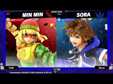 SSB India HOLLOW BASTION ONLY Tournament - GRAND FINALS - FLOR (Min Min) vs Jolt (Sora/Pikachu)