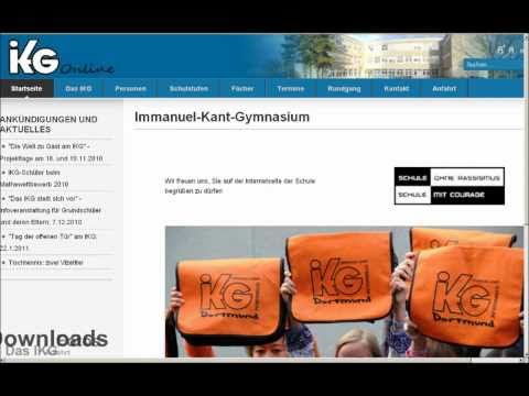 Visualisierung der IKG-Homepage