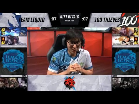 Best Bot Lane in the West Rift Rivals 2018 TL vs 100   Doublelift & Olleh vs Cody Sun & Aphromoo
