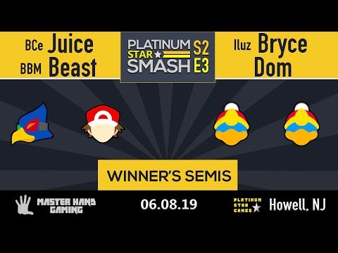 Platinum Star Smash S2:E3 - BCe | Juice +  BBM | Beast vs Iluz | Bryce + Dom - W Semifinals