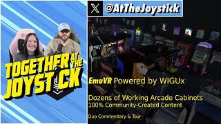 🕹️ Our Custom EmuVR WIGUx Arcade Tour! | Dozens of TeamGT Cabinets + Commentary