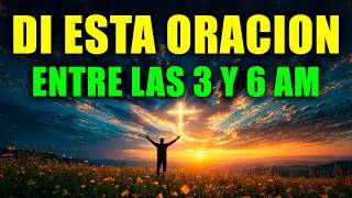 Si te DESPIERTAS entre las 3 y las 6 de la Mañana, DI esta Poderosa ORACIÓN Matutina