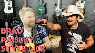 Video thumbnail for Brad Paisley Style Open String Lick - Country Guitar Lesson by Levi Clay