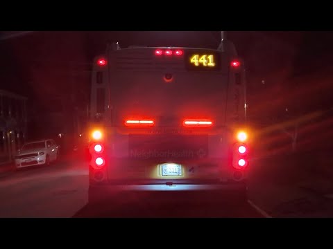 Riding MBTA route 441 to Wonderland via Paradise Road. (announcements only)