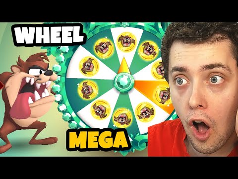 MEGA SPIN! GOLDEN TICKETS TAZ WHEEL AND COMPAS - Looney Tunes World of Mayhem Game Gameplay