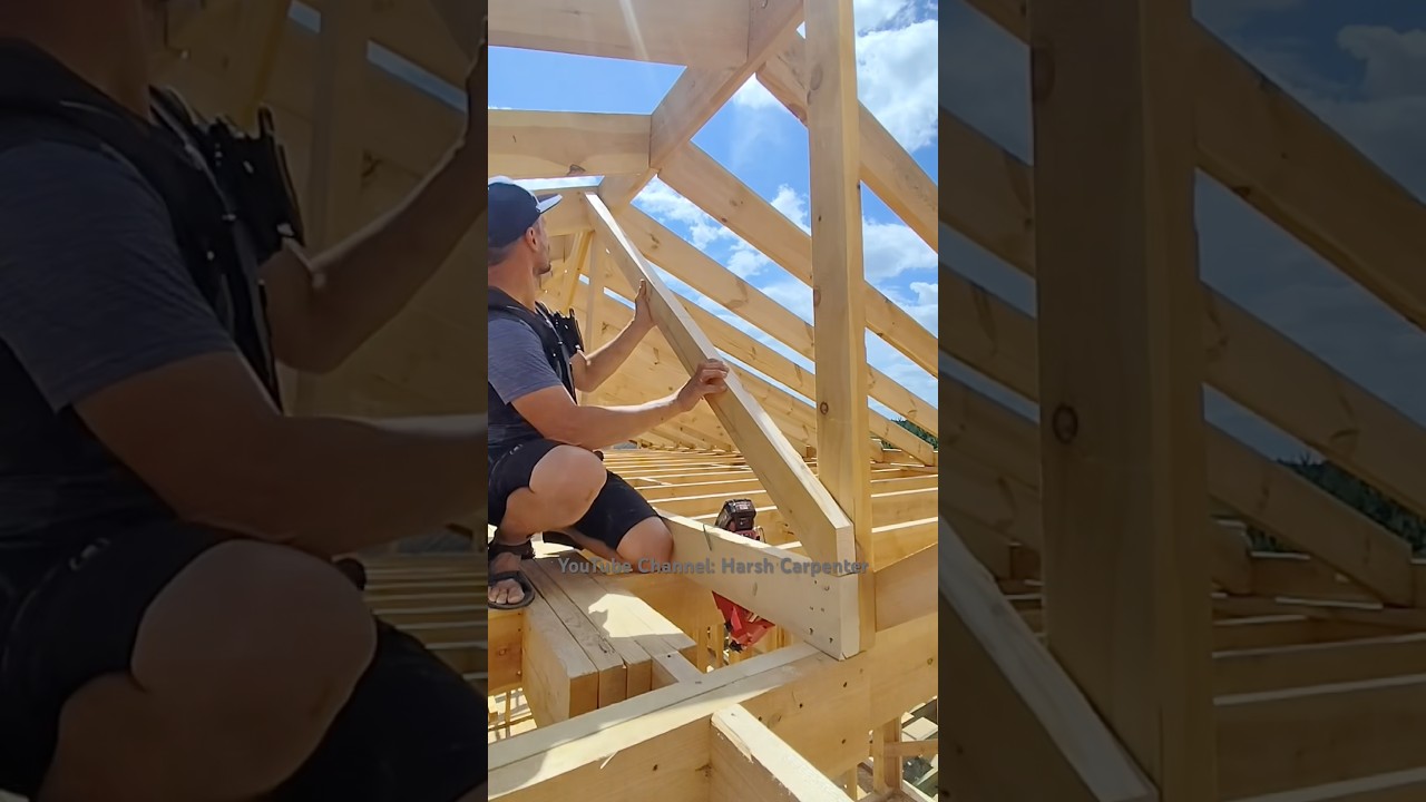 This Ridge Brace Detail Keeps the Roof Frame From Moving