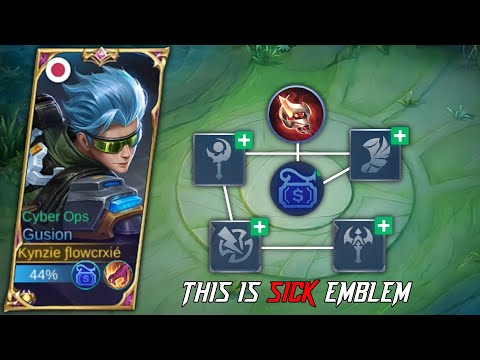GUSION SETTING NEW EMBLEM AND BROKEN BUILD, THIS IS AGGRESSIVE (you must try)!!