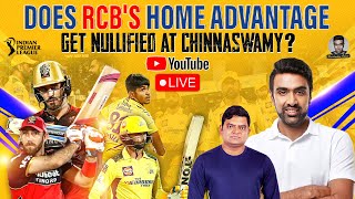 Does RCB's home advantage get nullified at Chinnaswamy? | CSK vs RCB | IPL Round Up | R Ashwin