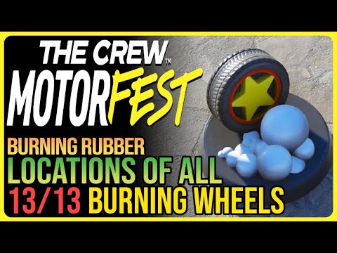 All 13 Burning Wheel Collectibles The Crew Motorfest - Burning Rubber