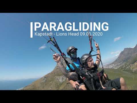 Kapstadt - Paragliding vom Lions Head