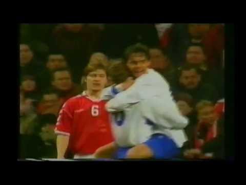Denmark 1 - 2 Italy (Euro 2000 Qualifier)