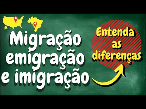 Understand the DIFFERENCES between migration, emigration and immigration