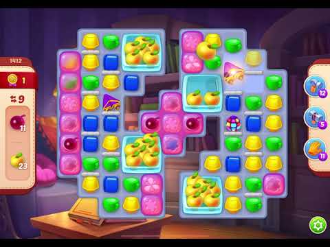 HomeScapes Level 1412 no boosters (14 moves)