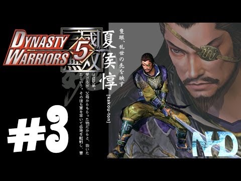 Let's Play Dynasty Warriors 5 Xiahou Dun (pt3) Guan Yu's Escape