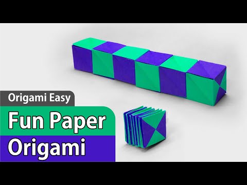Origami Transformation Magic Cube Easy