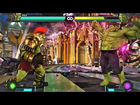 THOR & GLADIATOR HULK VS THOR & HULK
