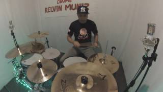 Elaine Martins - Noite Santa (Natal)Drums Cover\HD (Kelvin Muniz)