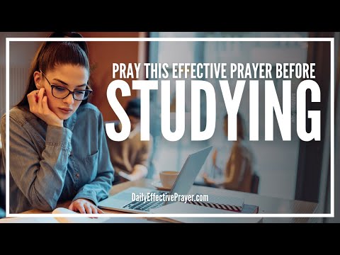Prayer For Studying Success | Short Student Prayer Before Studying