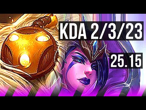 BARD & Varus vs MORGANA & Yunara (SUP) | 2/3/23 | KR Master | 25.15